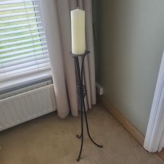 candle holder black