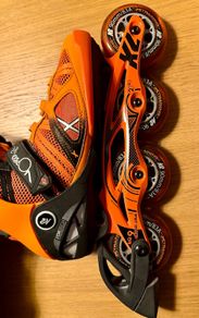 K2 VO2 90 Men's Inline Skates EU 42 + Rollerblade Protection + Spare Bearings