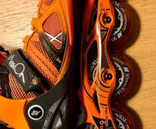 K2 VO2 90 Men's Inline Skates EU 42 + Rollerblade Protection + Spare Bearings
