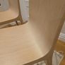 2 Wooden Kitchen Bar stools Image 3