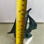 Vintage from the 1970s green matel could be copper  yacht, retro brass boat, brass figurine on marble plinth. could be uesed as  Paperweight, or decortive. Image 4