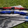 Archery Bow, 66" Recurve, ILF Limbs (20, 24, 30, 40 lbs), +3x carbon arrows Image 3