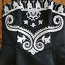 Black Frank Lynam dress with white detail Size 10 NEW Image 3