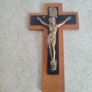 Old cross, Jesus Christ 16 X 10 CM. Image 6