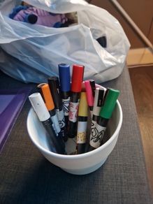 Posca markers