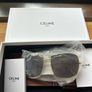 Celine Triomphe Rhinestone Goldware Sunglasses NWT Image 7