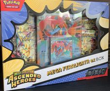 Pokemon Ascended Heros MEGA Feraligatr ex Box