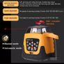 Rotary laser level 360 new kit red laser receiver Image 5