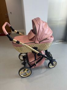 pink and gold  buggy