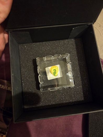 Waterford Crystal Cube Paperweight