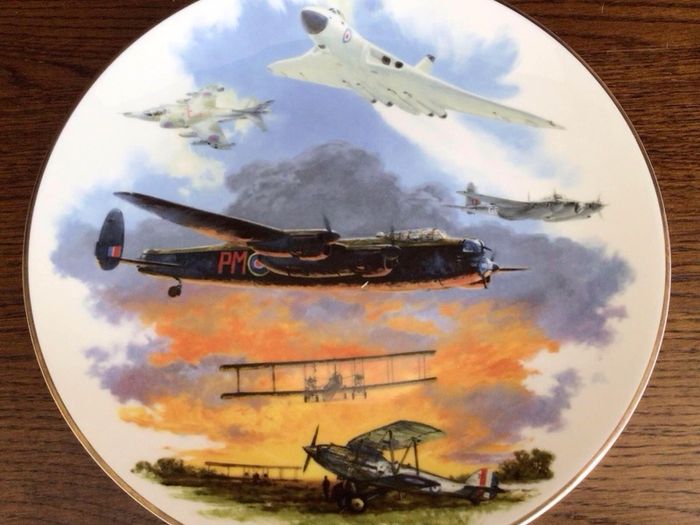 Royal Doulton Decorative picture plate fire from the sky