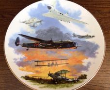 Royal Doulton Decorative picture plate fire from the sky