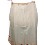 Noa Noa Ladies Silk Peach & Cream Floral Wrap Skirt L 14 includes postage Image 4