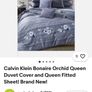 Calvin Klein Bonaire Orchid single Duvet Cover and 1 pillow sham Image 7