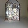 Italian 999 Silver Holy Family Plaque Image 3