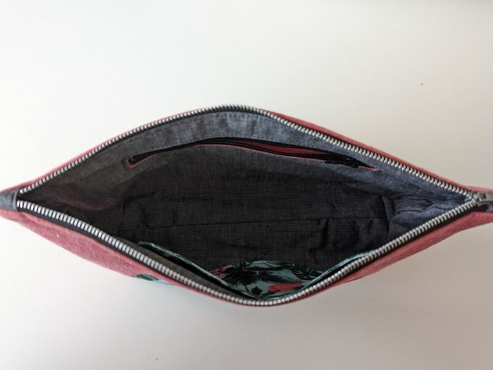 Brand new handmade make-up bag / toiletry bag