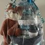 Baby shower gift Nappy Cake 3 Tier Clever Fox (FREE shipping) pink,blue,natural colour) Image 2