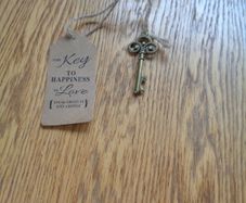 Key Shaped Bottle Opener x 3 With Souvenir Card for Sale