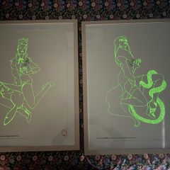 Rare Framed, Glow In the Dark Prints