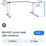 IKEA Bekant corner desk (Right) Image 6
