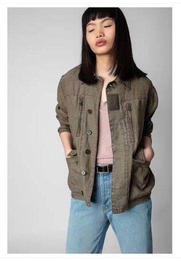 Zadig and Voltaire Ladies Linen Jacket XS