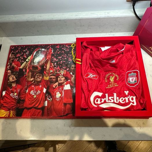 Liverpool FC 2005 Istanbul Ltd Edition Champions League Final Shirt RARE