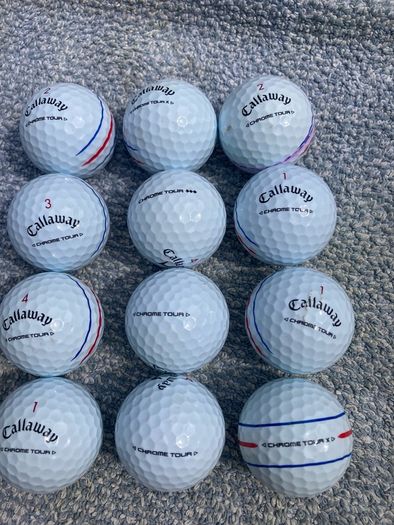 1Dozen Callaway Chrome Tour Balls