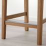 2  IKEA BERGMUND Bar Stools with Backrest Image 4