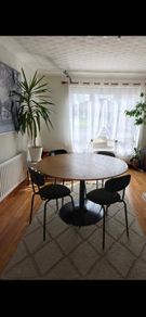 Table and 4 chairs  good condition.