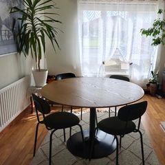 Table and 4 chairs  good condition.
