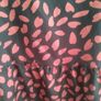 Loose Fit Dress with red and black print. Image 5