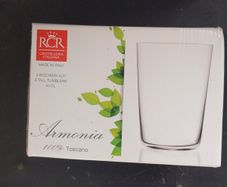 2 pack RCR Crystal Tall Glasses