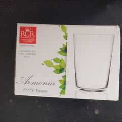 2 pack RCR Crystal Tall Glasses