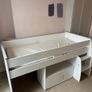 Kids Mid-Sleeper Cabin Bed with Built-In Storage FREE Image 3