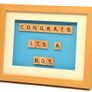 Scrabble Tile Picture Frame - Occassions Image 2
