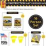 Kids/Boys Party Paper Plates, Napkins and Plastic Cutlery 16 person set Image 2