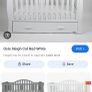 Sleigh cot with brand new mattress Image 8