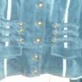 turquoise blue velvet jacket and trousers size 16 Image 4