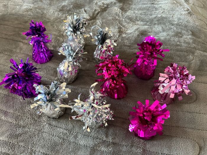 Balloon weights, different colours