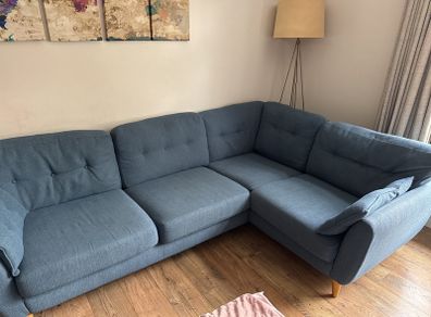 Left L-shaped couch