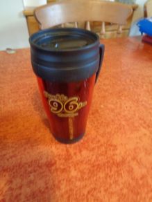 "96 FM Travel Mugs x 2 for Sale