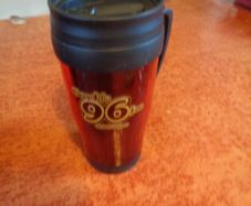 "96 FM Travel Mugs x 2 for Sale