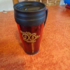 "96 FM Travel Mugs x 2 for Sale