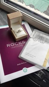 Engagement ring from Rocks ( lab grown diamond )