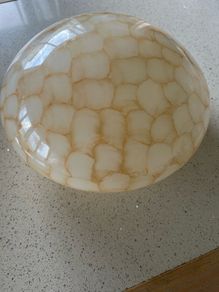 Glass lampshade