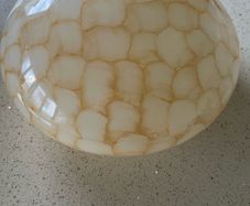 Glass lampshade