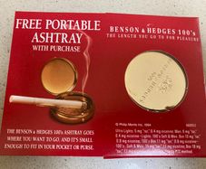 Benson & Hedges Portable Ashtray new