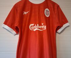 Liverpool Jersey. Official Reebok Mens Home Jersey From Season 1998 To 2000. Authentic Original From 1998. Not A Modern Day Remake.