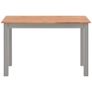 Dining Table 120x60x74 cm Solid Oak Wood Image 4