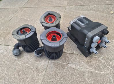 Gardena Automatic Irrigation Bundle Water Distributor + 3 Underground Valve Boxes